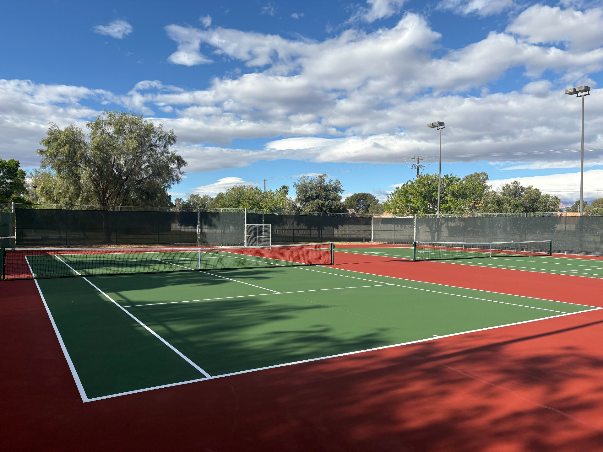 Tennis court in Las Vegas, NV