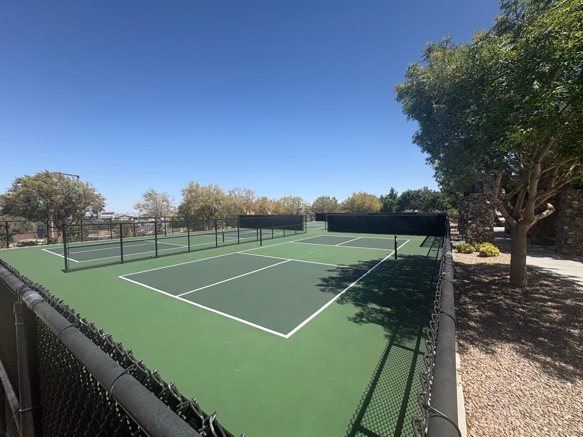 Pickleball court in Summerlin, NV