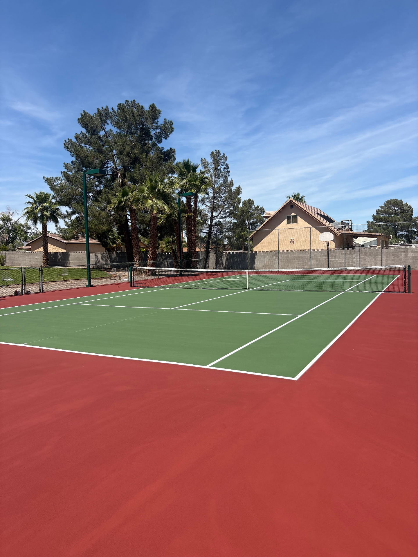 Tennis court in Las Vegas, NV