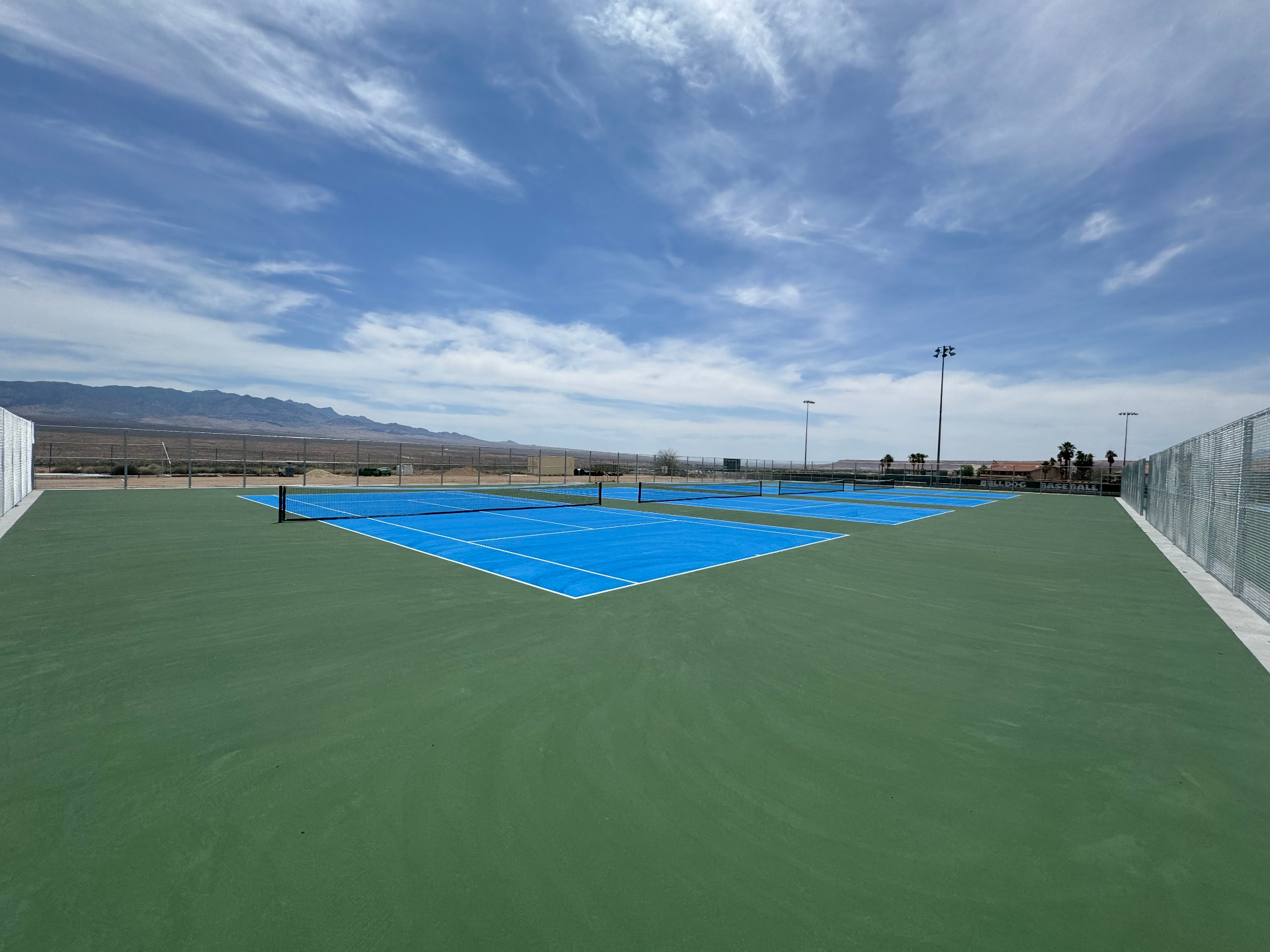Tennis court in Mesquite, NV