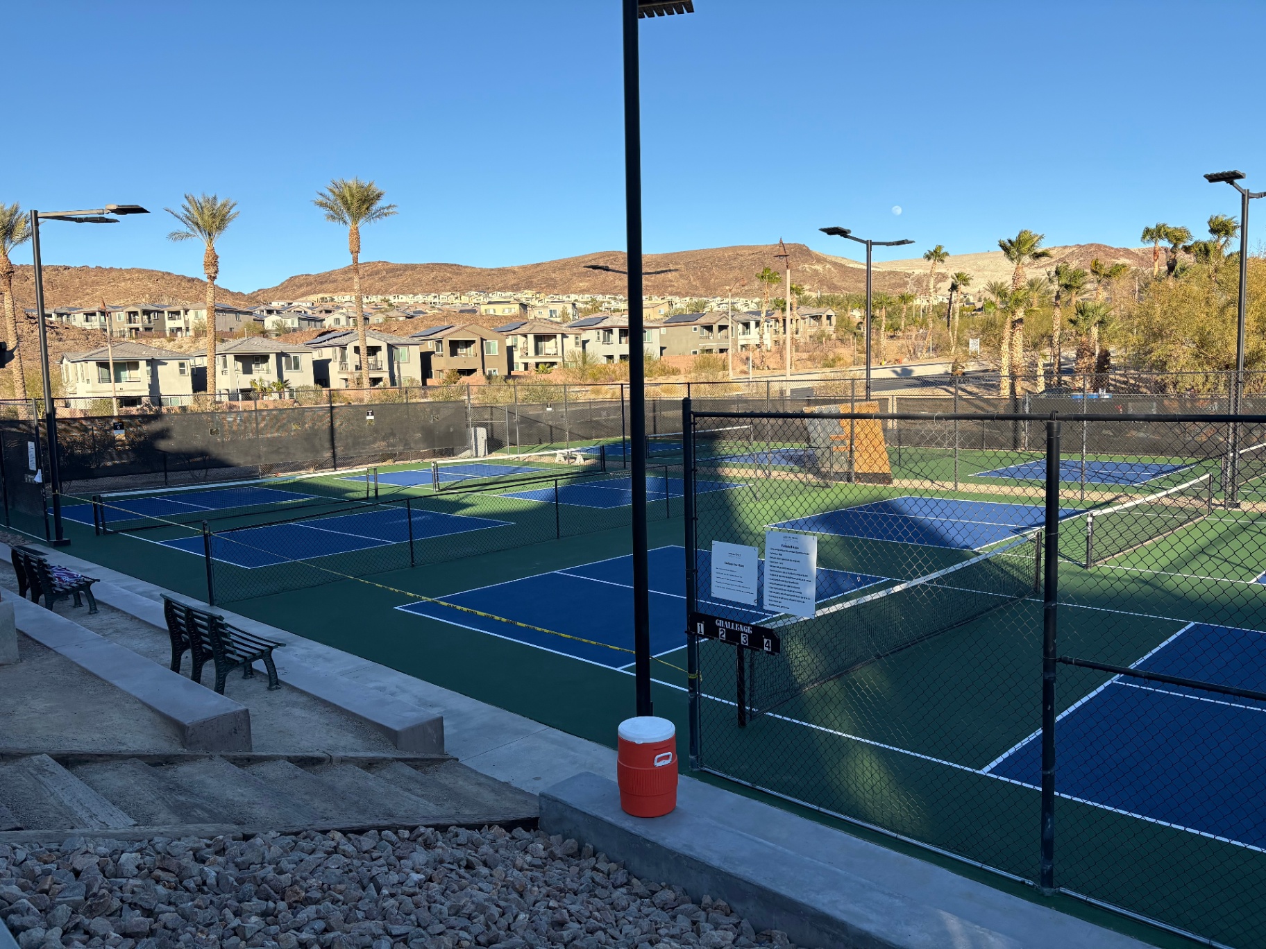 Pickleball court in Henderson, NV