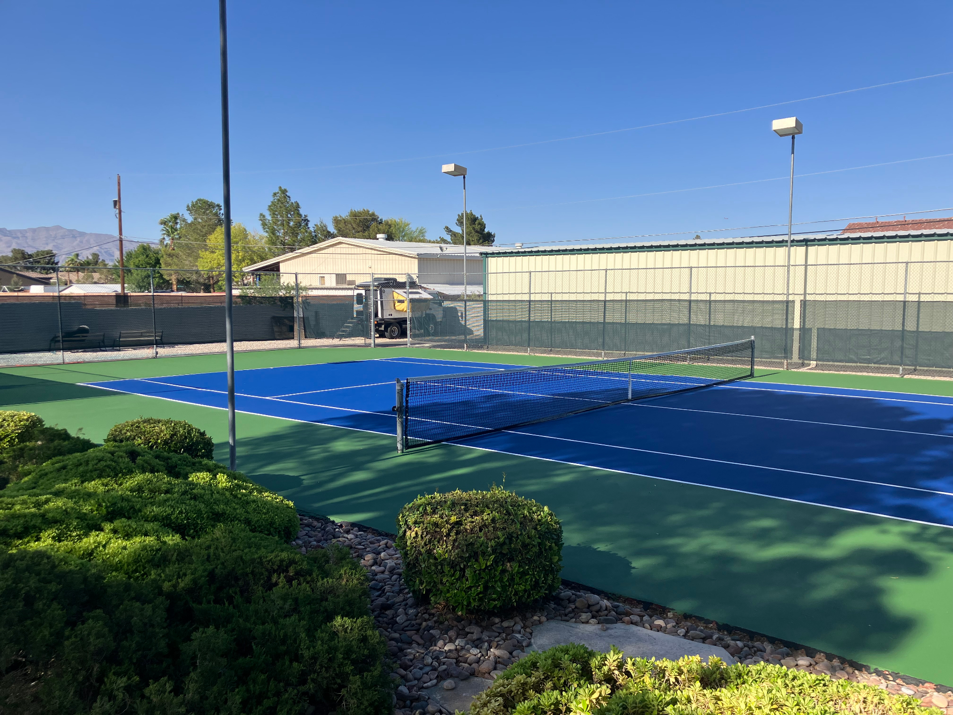 Tennis court in Las Vegas, NV